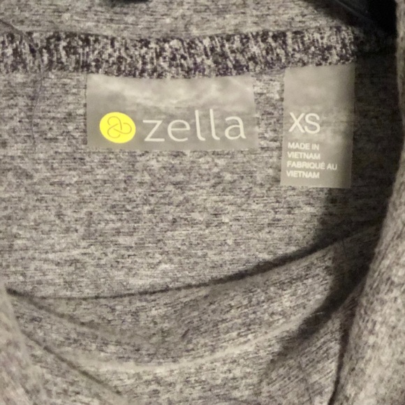 NWT - Zella Taryn Grey/Black/White Hoodie Top - XS - Picture 8 of 8